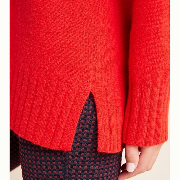 Anthropologie Colorblocked Cashmere Sweater Sz S - Picture 2 of 4